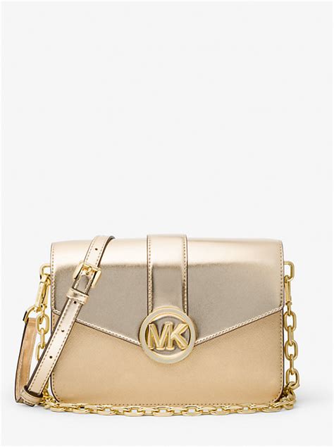 Carmen Medium Metallic Convertible Shoulder Bag 